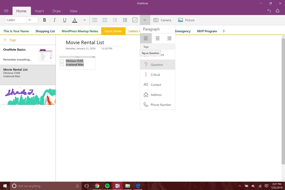tips for using onenote mac